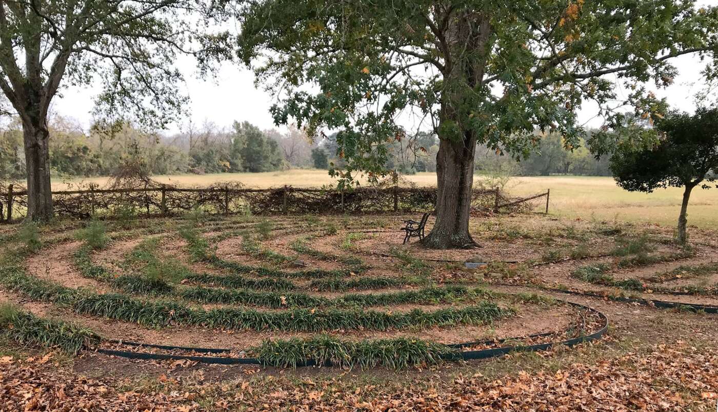 Walking labyrinth at Margaret Austin Center